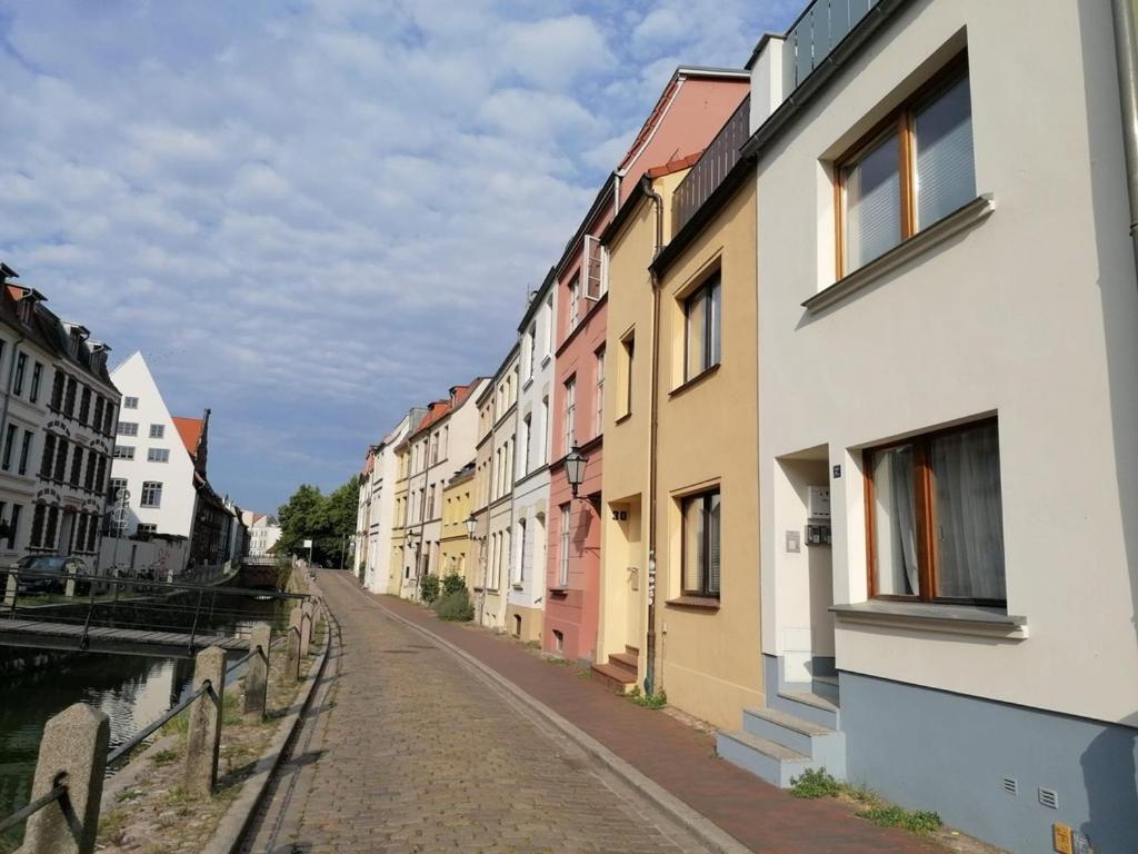 Townhouse Altstadt Wismar Upper Apartment Mit Zwei Terrassen Dış mekan fotoğraf